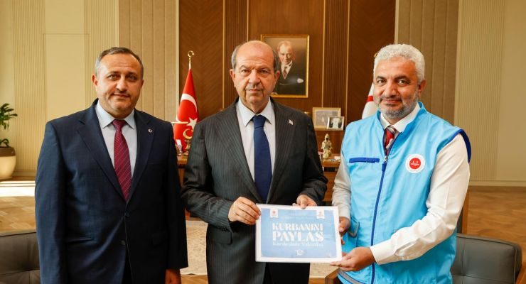 Tatar KKTC Din İşleri Başkanı Moral ve TC Lefkoşa Büyükelçiliği Din Müşaviri Vekili  Doğanalp’i kabul etti
