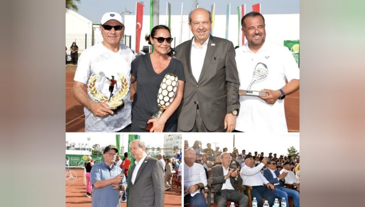 Cumhurbaşkanı  Tatar, Kuzey Kıbrıs Tenis Federasyonu’nun düzenlediği Hülya Avşar Cup Tenis Turnuvasını izledi