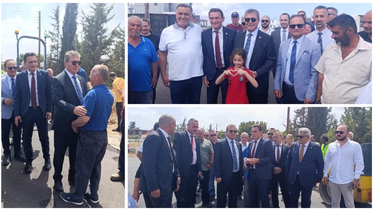 Başbakan Üstel, Dipkarpaz-Manastır yolundaki çalışmaları yerinde inceledi