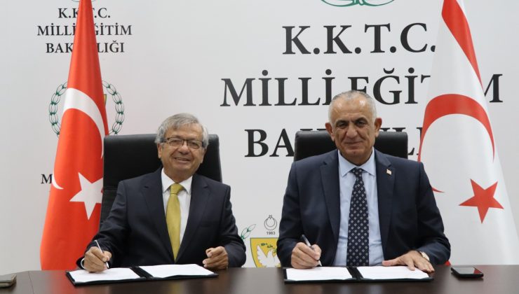 Milli Eğitim Bakanlığı ve Girne Üniversitesi arasında protokol imzalandı