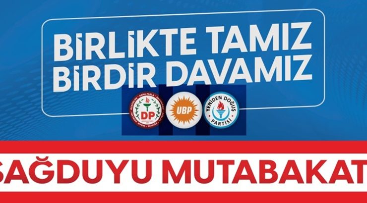 UBP, DP ve YDP’den “Sağduyu Mutabakatı” etkinliği