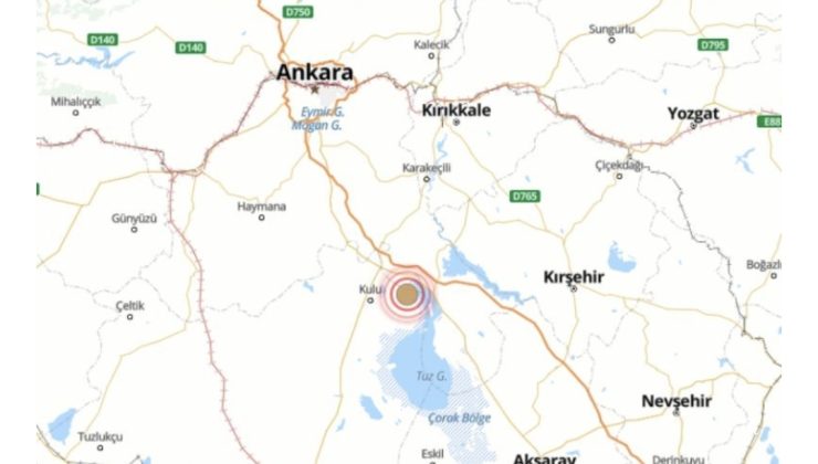 Konya’da 5,2 büyüklüğünde deprem