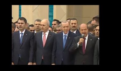 Cumhurbaşkanı Tatar: Bağımsızlığımızın simgesi asırlar boyu yeni yerleşkede duracaktır