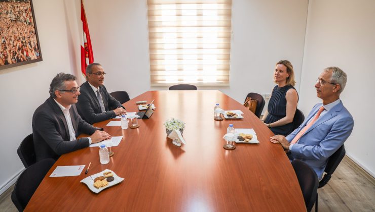 Erhürman, Hollanda’nın Lefkoşa Büyükelçisi Plomp’u kabul etti