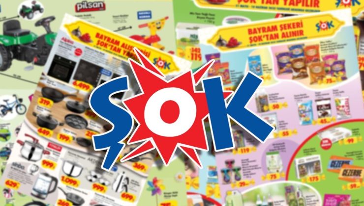 ŞOK aktüel 21 Mayıs – 10 Haziran: ŞOK marketlerde bayram havası! ŞOK aktüel ürünler kataloğunda bu hafta; Bayrak şeker/çikolata çeşitleri, Marmara kolonyası, Salça ve et kıyma makinesi…
