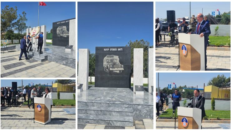 Kayıp Otobüs Şehitleri anıldı… Cumhurbaşkanı  Tatar: İki devletli yoldan dönüş yok, federasyon masalı şehitlere ihanettir