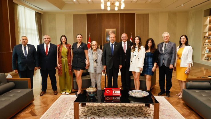 Tatar, Yazar Gülten Dayıoğlu’nu kabul etti