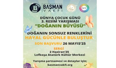 Başman Vakfı ile BRTK’nın düzenlediği Dünya Çocuk Günü 3. Resim Yarışması’na başvurular başladı