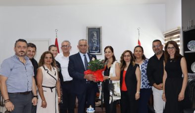 Çavuşoğlu, Yön-Der ve beraberindeki okul yöneticileri kabul etti