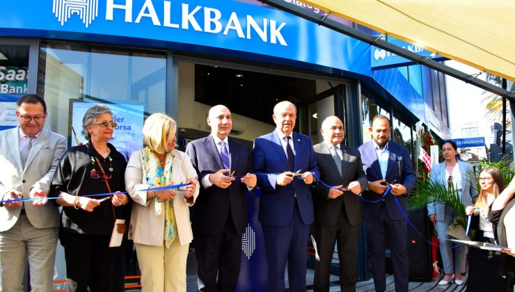 Halkbank KKTC Ülke Müdürlüğü’nün yeni hizmet binası açıldı