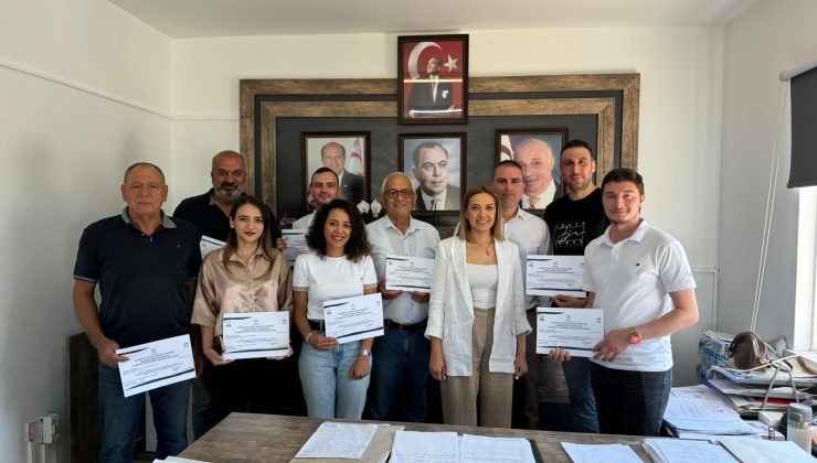 İş Sağlığı ve Güvenliği İnşaat Uzmanlık Sertifikaları düzenlenen törenle verildi