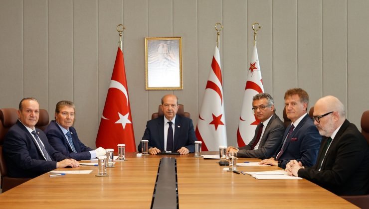 Cumhurbaşkanı Tatar’ın Meclis’te temsil edilen siyasi parti başkanlarıyla görüşmesi sona erdi