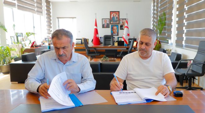 Gazimağusa Sanayi Bölgesi’nde yol genişletme ve kavşak düzenlemesi için protokol imzalandı