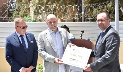 Slovakya’dan Kayıp Şahıslar Komitesi’ne 10 bin euro bağış