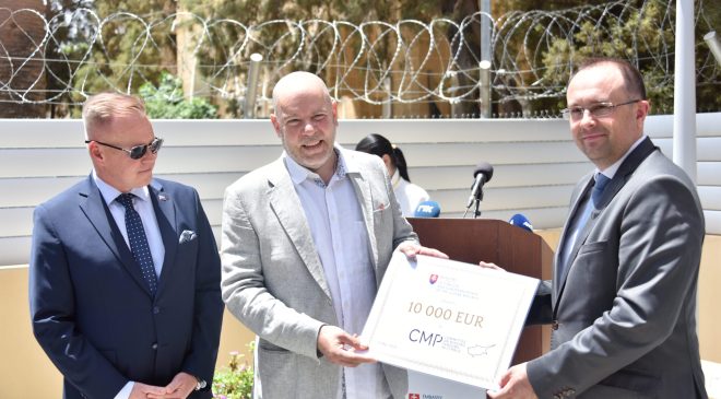 Slovakya’dan Kayıp Şahıslar Komitesi’ne 10 bin euro bağış