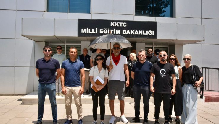 KTOEÖS Milli Eğitim Bakanlığı önünde eylem yaptı