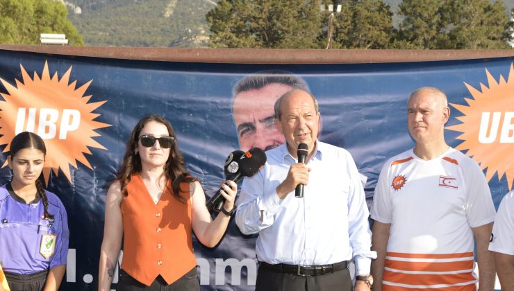 Cumhurbaşkanı Tatar, 1’inci Mehmet Dursun Anı Turnuvası’na katıldı