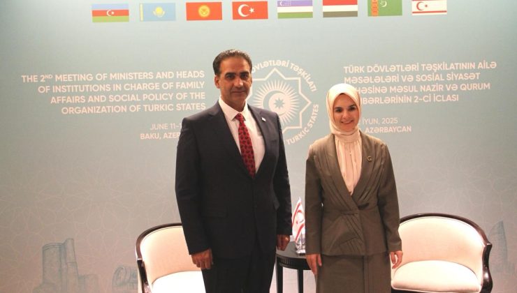 Gardiyanoğlu Türkiye Aile ve Sosyal Hizmetler Bakanı Göktaş ile Bakü’de bir araya geldi