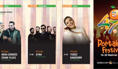 47. Güzelyurt Portakal Festivali Pazartesi günü başlıyor