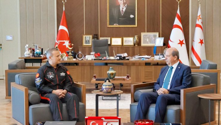 Cumhurbaşkanı Tatar, Türkiye’nin ilk astronotu Alper Gezeravcı’yı kabul etti