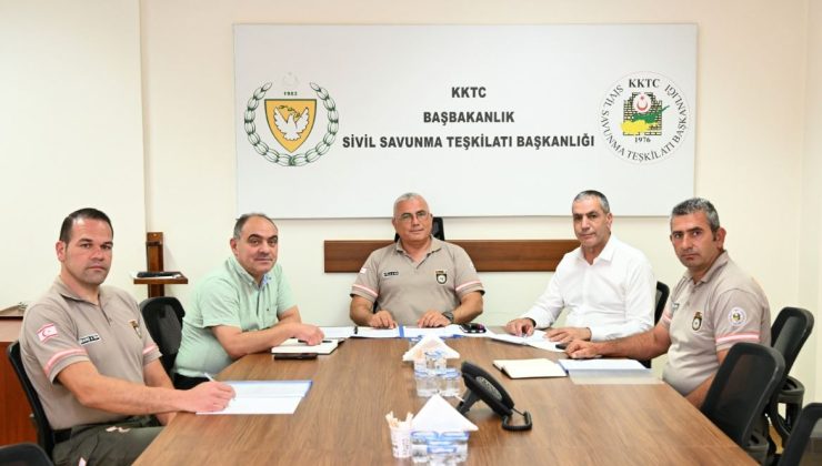 Sivil Savunma ve Sağlık Bakanlığı, afet ve acil durum planlamalarını gözden geçirdi