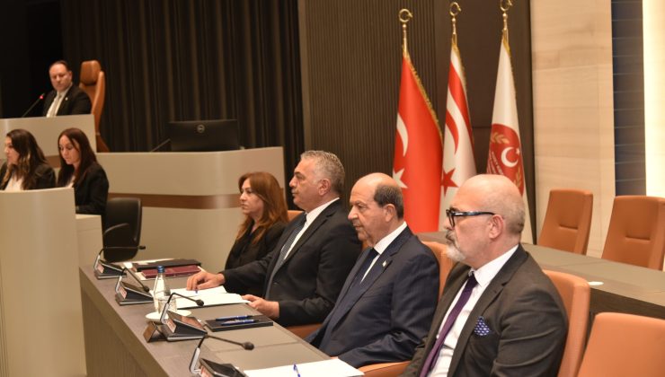 Cumhurbaşkanı Tatar, kapalı oturumda Meclis’i bilgilendiriyor