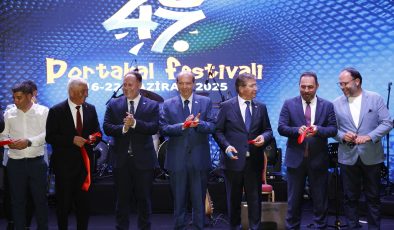 47.Güzelyurt Portakal Festivali düzenlenen görkemli açılışla başladı