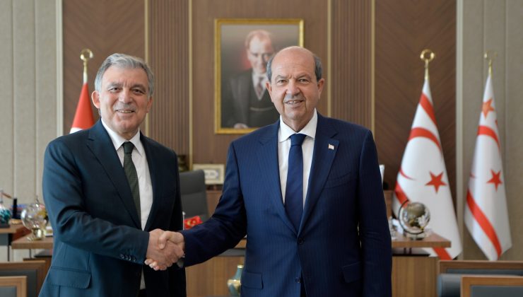 Cumhurbaşkanı Tatar, Abdullah Gül’ü kabul etti