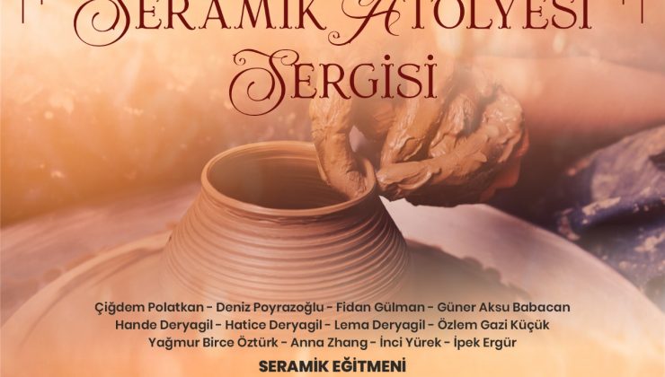 Girne Belediyesi Seramik Atölyesi Sergisi yapılıyor