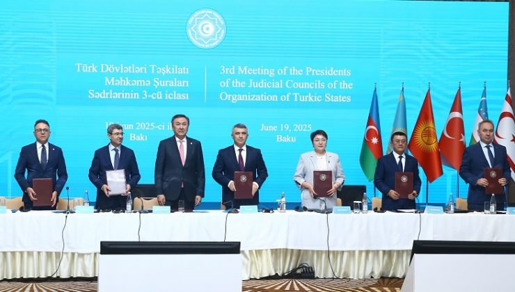 Bakü’de TDT Hakimler Konseyi Başkanları toplantısı; Yüksek Mahkeme Başkanı Özerdağ da katıldı