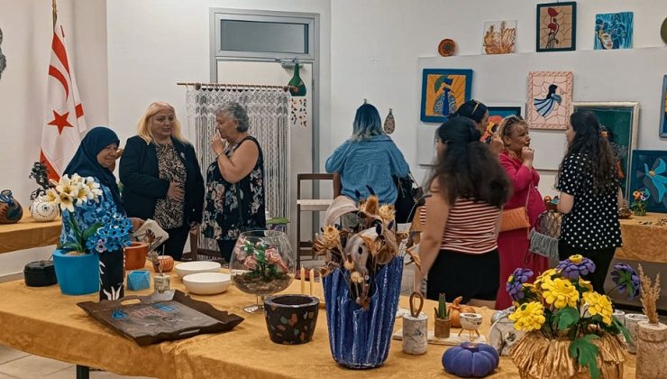 “Üreten Eller Köy Kadın Kursu Sergisi” açıldı