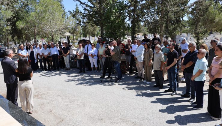 Naci Talat ölümünün 34’üncü yılında kabri başında anıldı