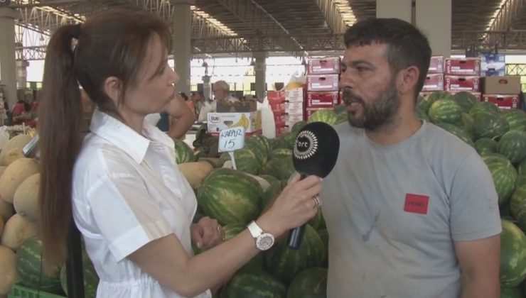 Üretici Ahmet Uzunkaya özellikle lezzetli karpuz seçiminde dikkat edilmesi gerekenleri anlattı
