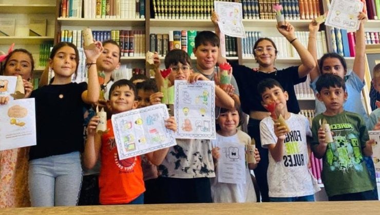 SAMTAY Vakfının organize ettiği yaz etkinliklerinin ilki Ensar Kütüphanesi’nde yapıldı