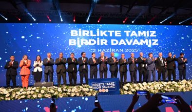 UBP, DP ve YDP, Tatar’a desteklerini düzenlenen törenle açıkladı