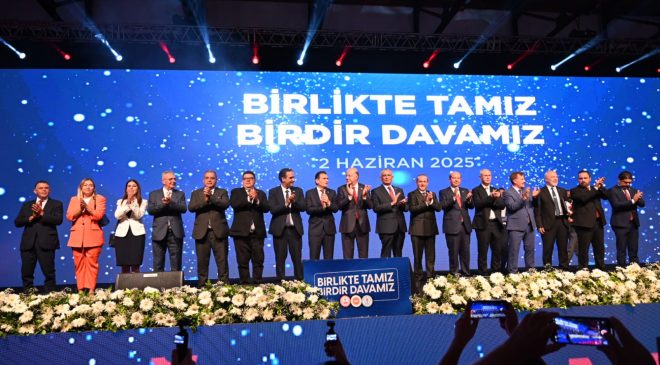 UBP, DP ve YDP, Tatar’a desteklerini düzenlenen törenle açıkladı