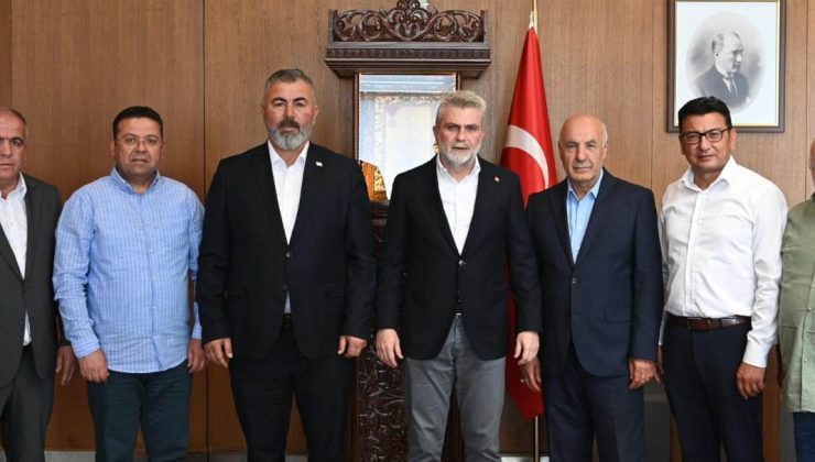 Beyarmudu Belediye Başkanı Bebek, Kahramanmaraş Büyükşehir Belediye Başkanı Görgel’i ziyaret etti