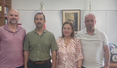 Kültür Dairesi Müdürü Türk Dünyası Edebiyat ve Kitap Festivali’ne katılan öğretim görevlilerini kabul etti