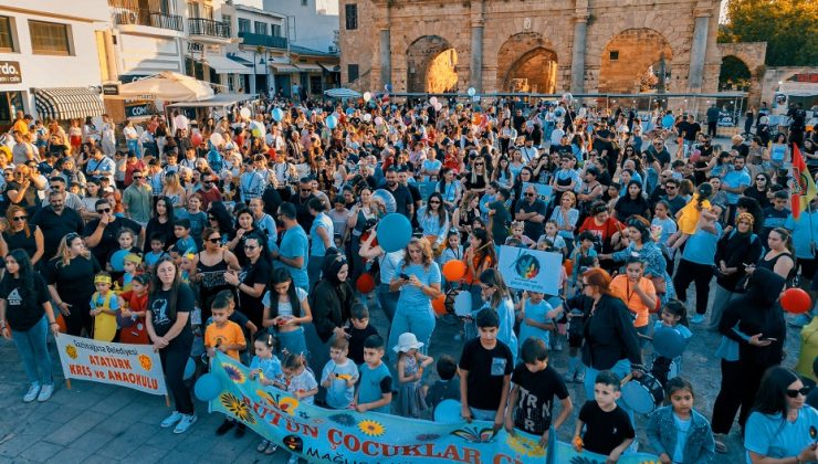 Dünya Çocuk Günü Gazimağusa Kaleiçi’nde kutlandı