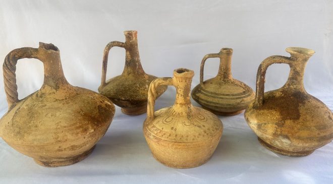 Gazimağusa Limanı’nda antik mezar gün yüzüne çıkarıldı