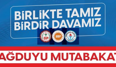 UBP, DP ve YDP’den “Sağduyu Mutabakatı” etkinliği