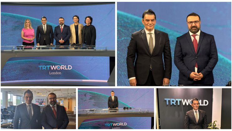 BRTK Yönetim Kurulu Başkanı Özdemir Tokel’den TRT World Londra Ofisi’ne ziyaret