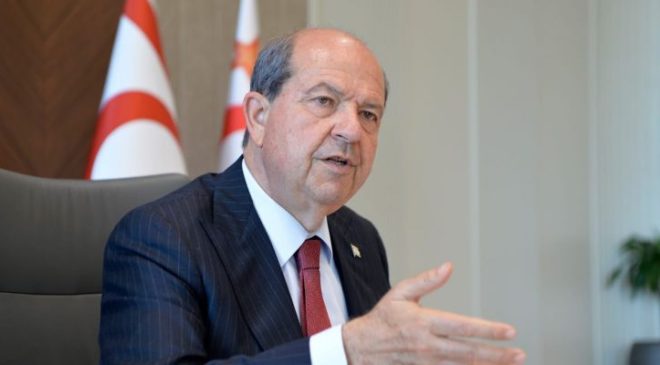Cumhurbaşkanı Tatar:Türk Kızılayı, halkımızın varoluş mücadelesine ve kahramanca direnişine destek olmuştur