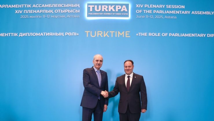 Öztürkler TBMM Başkanı Kurtulmuş ile