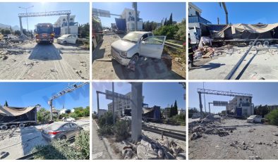 Polisten uyarı: Kaza nedeniyle GAÜ Çemberi-Eziç Trafik Işıkları yönü trafiğe kapatıldı