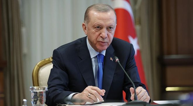 Erdoğan:Bugün atılan önemli adımın hayırlara vesile olmasını diliyorum
