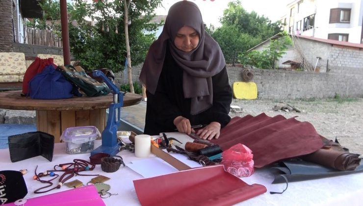 Evinin bir odasını atölyeye dönüştürdü: 3 çocuk annesi başarı hikayesi yazıyor