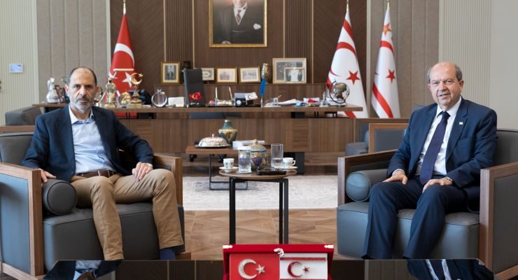 Cumhurbaşkanı Tatar, HP Genel Başkanı Özersay’ı kabul ederek, Rum Yönetiminin mülkiyet üzerinden yürüttüğü saldırgan siyaseti değerlendirdi