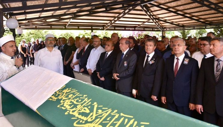Başbakan Üstel’in ablası Selma Kumova, son yolculuğuna uğurlandı