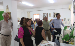 Gönyeli Fazıl Plümer Yaşam Boyu Eğitim Merkezi yıl sonu sergisi düzenlenen törenle açıldı